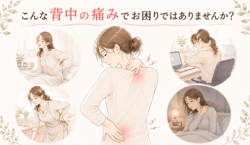 背中の痛み